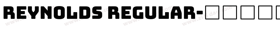 Reynolds Regular字体转换